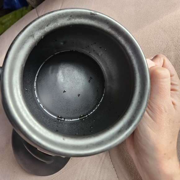 Vintage planters black pot jar planter peanuts cookie sugar flour cauldron witch - Picture 6 of 9